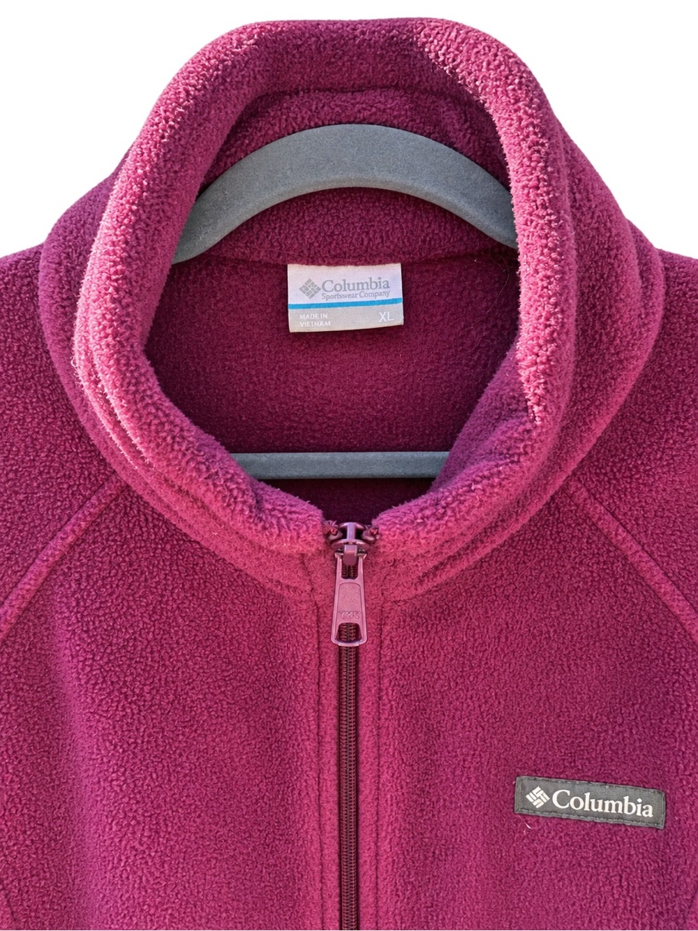 Columbia Women's Deep Berry Full-Zip Fleece Jacket